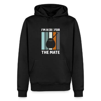 Mate Saying Amérique latine Sud-Américain Yerba - Sweat à capuche Premium bio Homme - noir - Devant - Nico (187cm)