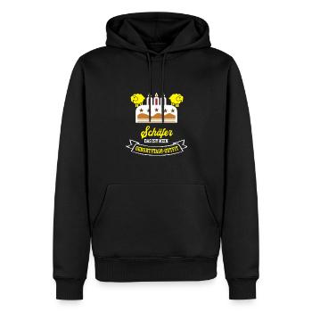 Schäfer Geburtstag Geburtstagsgeschenk Schäferei - Männer Premium Bio Hoodie - Schwarz - Vorne - Nico (187cm)