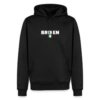 Brixen Italien Italienische Flagge Italiener - Männer Premium Bio Hoodie - Schwarz - Vorne - Nico (187cm)