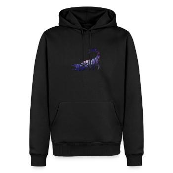 Skorpion - Sternzeichen - Männer Premium Bio Hoodie - Schwarz - Vorne - Nico (187cm)