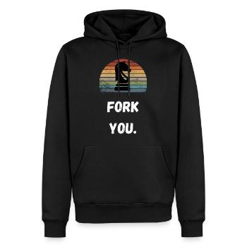 Schach Trend Chess Cheating Meme Queens Gambit - Men’s Premium Organic Hoodie - black - Front - Nico (187cm)