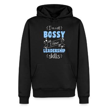 Chef Karriere Angestellter - Männer Premium Bio Hoodie - Schwarz - Vorne - Nico (187cm)