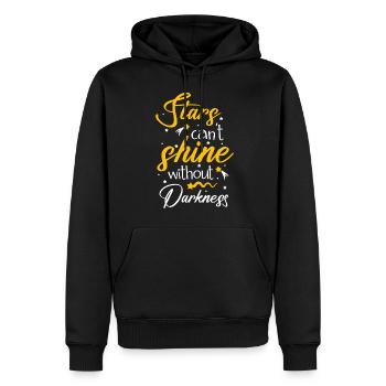 Sterne Wunsch Astronomie Weltraum - Männer Premium Bio Hoodie - Schwarz - Vorne - Nico (187cm)