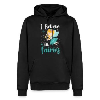 Fantasy Girl Sister Princess - Sweat à capuche Premium bio Homme - noir - Devant - Nico (187cm)
