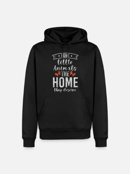 Animal lover rescue - Men’s Premium Organic Hoodie - black