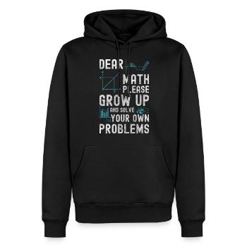 Student Learning Instructor - Men’s Premium Organic Hoodie - black - Front - Nico (187cm)