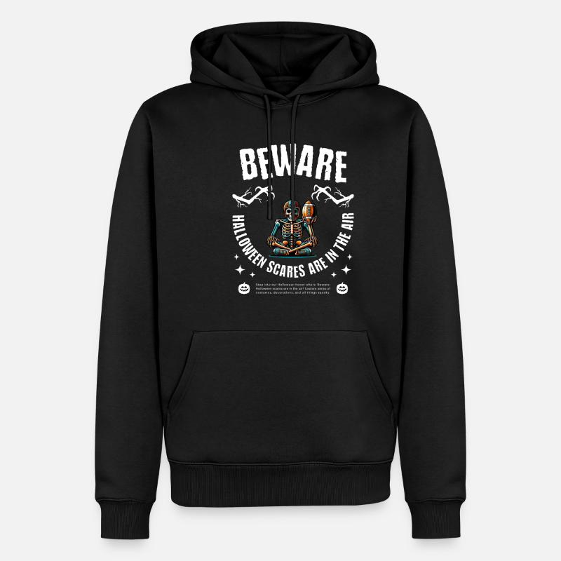 Beware Halloween 2 - Männer Premium Bio Hoodie - Schwarz