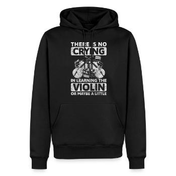 Violinenspieler Orchester Geige Musiklehrer - Männer Premium Bio Hoodie - Schwarz - Vorne - Nico (187cm)