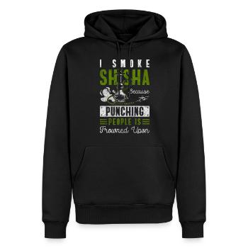 Chicha Delight Pipe Orientale - Sweat à capuche Premium bio Homme - noir - Devant - Nico (187cm)