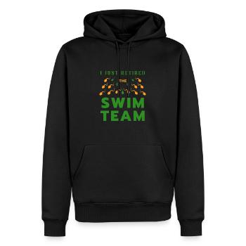 C’est drôle, je viens de prendre ma retraite de l’équipe de natation après la vasectomie - Sweat à capuche Premium bio Homme - noir - Devant - Nico (187cm)