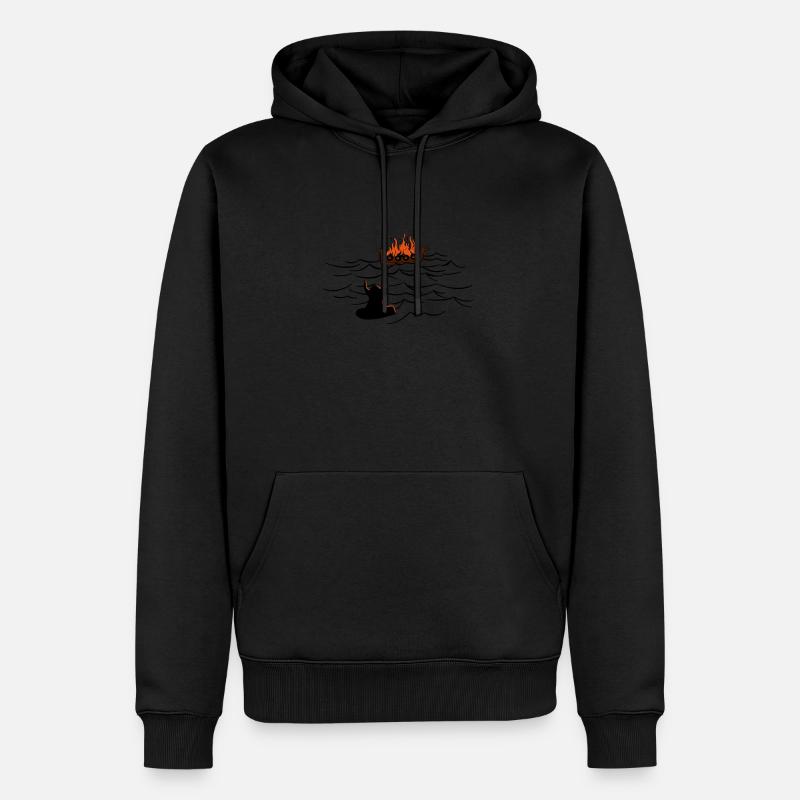 Wikinger-Beerdigung - Männer Premium Bio Hoodie - undefined