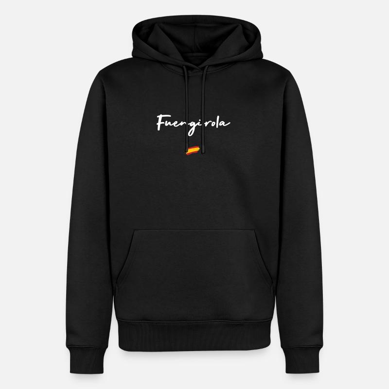 Fuengirola - Sweat à capuche Premium bio Homme - noir