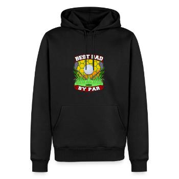 Meilleur père par Golfing Père Golfeur Papa - Sweat à capuche Premium bio Homme - noir - Devant - Nico (187cm)