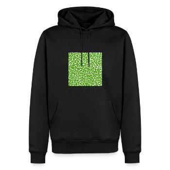 Peau d'animal avec style de couleur africaine - Sweat à capuche Premium bio Homme - noir - Devant - Nico (187cm)