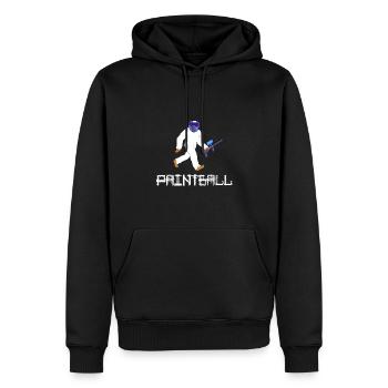 paintball gotcha paintballspieler - Männer Premium Bio Hoodie - Schwarz - Vorne - Nico (187cm)