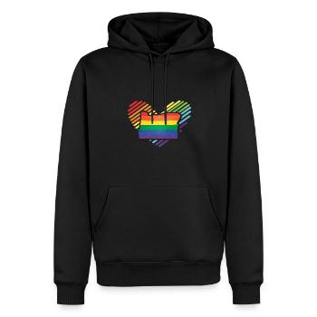 Stolz LGBT Oregon - Männer Premium Bio Hoodie - Schwarz - Vorne - Nico (187cm)