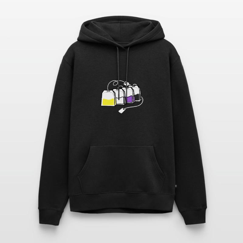 Nonbinary Pride Teebeutel Nonbinary Pride Männer Premium Bio Hoodie