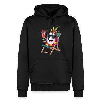 Dragon Fruit - Männer Premium Bio Hoodie - Schwarz - Vorne - Nico (187cm)