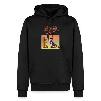chainsaw 2016 multicol - Männer Premium Bio Hoodie - Schwarz - Vorne - Nico (187cm)