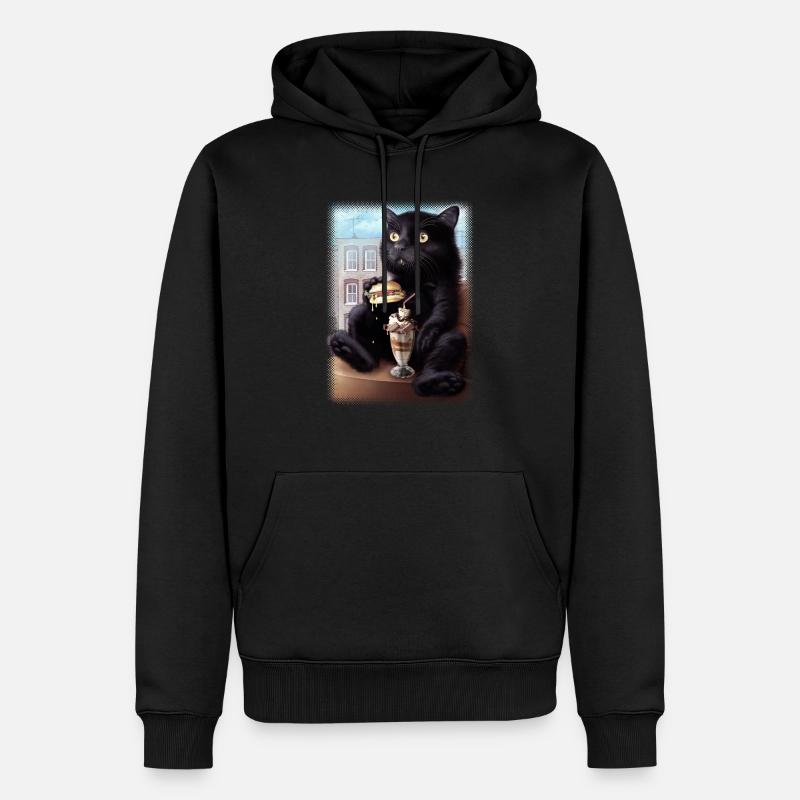 CAESAR 2019 - Sweat à capuche Premium bio Homme - noir