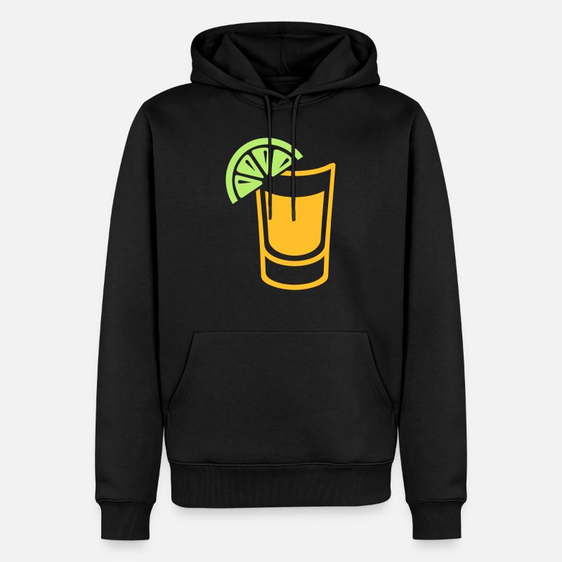 Tequila - Sweat à capuche Premium bio Homme - noir