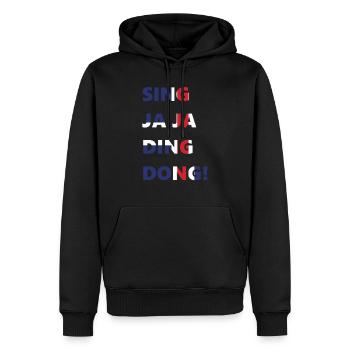 Singen Sie ja ja ding dong Eurovision Island Shirt - Männer Premium Bio Hoodie - Schwarz - Vorne - Nico (187cm)