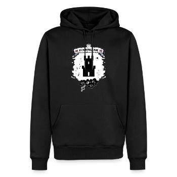 Finnmark - Sweat à capuche Premium bio Homme - noir - Devant - Nico (187cm)