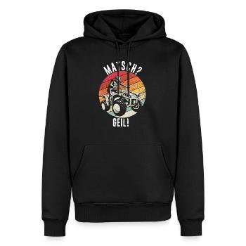 Quad Bike Biker Quad Zubehör Quad Geschenk Matsch - Männer Premium Bio Hoodie - Schwarz - Vorne - Nico (187cm)