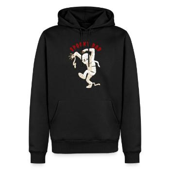 Halloween Spooky Dad T-Shirt - Sweat à capuche Premium bio Homme - noir - Devant - Nico (187cm)