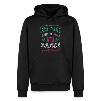awesome christmas tree quote engineer humor - Männer Premium Bio Hoodie - Schwarz - Vorne - Nico (187cm)