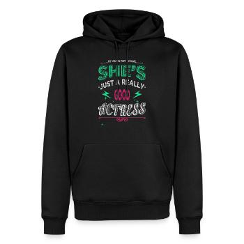 fun cool i love cats love animal lover awesome - Männer Premium Bio Hoodie - Schwarz - Vorne - Nico (187cm)