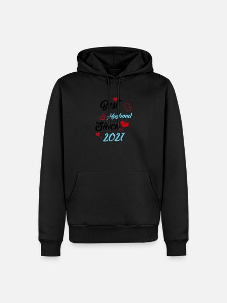 Bester Ehemann seit 2021 Hochzeit - Männer Premium Bio Hoodie -