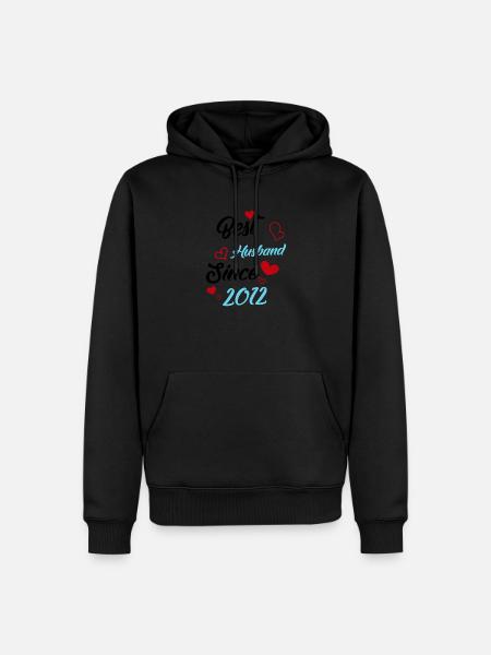 Bester Ehemann seit 2012 Hochzeit - Männer Premium Bio Hoodie -
