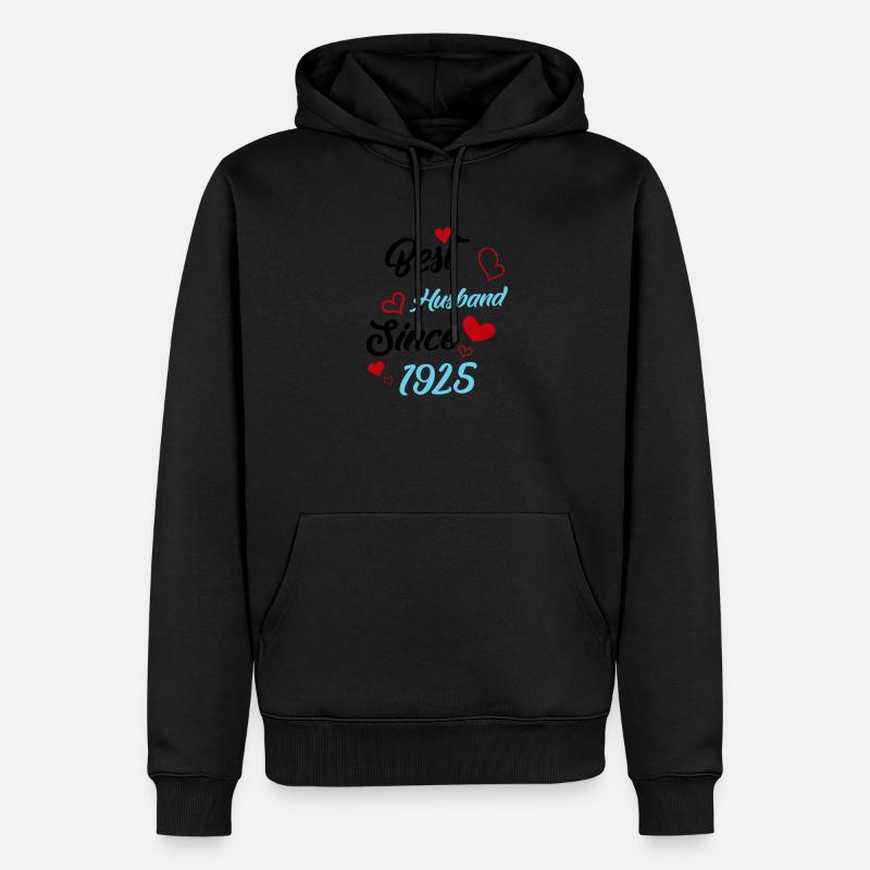 Bester Ehemann seit 1925 Hochzeit - Männer Premium Bio Hoodie - undefined