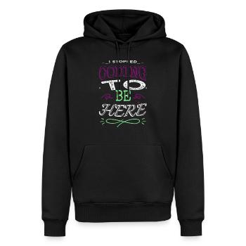 birthday present present idea computers father - Männer Premium Bio Hoodie - Schwarz - Vorne - Nico (187cm)