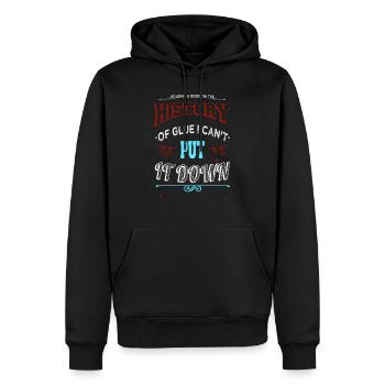 book keeper gift birthday present idea gift idea - Männer Premium Bio Hoodie - Schwarz - Vorne - Nico (187cm)
