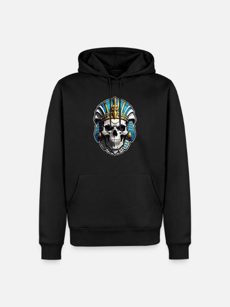 Pharaoh- Mummy - Egypt - Men’s Premium Organic Hoodie - black