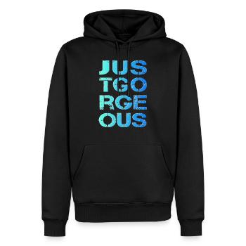 einfach großartig perfekt gorgeous spitze - Männer Premium Bio Hoodie - Schwarz - Vorne - Nico (187cm)