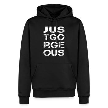 Tout simplement génial juste magnifique le meilleur des meilleurs - Sweat à capuche Premium bio Homme - noir - Devant - Nico (187cm)