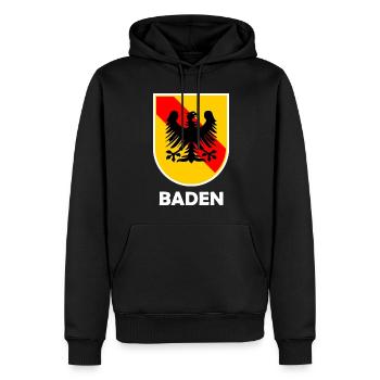 Le magnifique Badnerland - Sweat à capuche Premium bio Homme - noir - Devant - Nico (187cm)