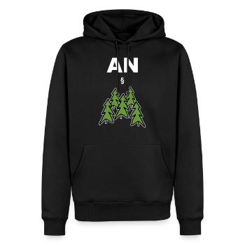 Humor - Anwalt An Wald Bäume Paragraph - Männer Premium Bio Hoodie - Schwarz - Vorne - Nico (187cm)