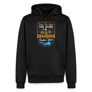 Awesome Grandmas Scuba Dive - Oma Taucher Tauchen - Männer Premium Bio Hoodie - Schwarz - Vorne - Nico (187cm)