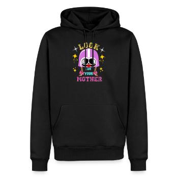 Lustige Mütter Tag Party Outfit Idee für Frauen - Männer Premium Bio Hoodie - Schwarz - Vorne - Nico (187cm)