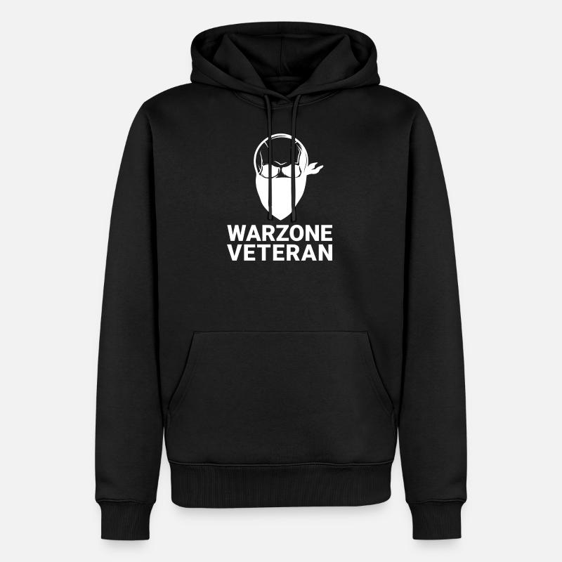 Warzone Vétéran COD - Sweat à capuche Premium bio Homme - noir
