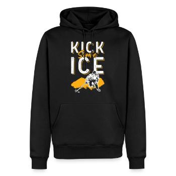 sport ice hockey eiskockey - Männer Premium Bio Hoodie - Schwarz - Vorne - Nico (187cm)