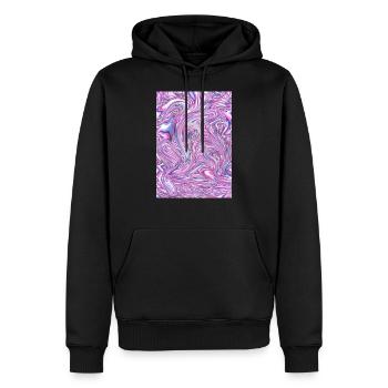 Plastic wrap - Men’s Premium Organic Hoodie - black - Front - Nico (187cm)