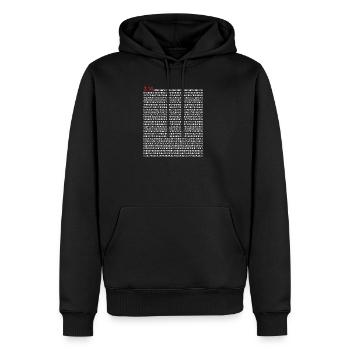Pi 5000 Digits Pi Day Math Teacher Nerd - Männer Premium Bio Hoodie - Schwarz - Vorne - Nico (187cm)