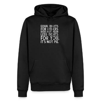 Equality and Kindness, Equal Rights, LGBTQ - Männer Premium Bio Hoodie - Schwarz - Vorne - Nico (187cm)