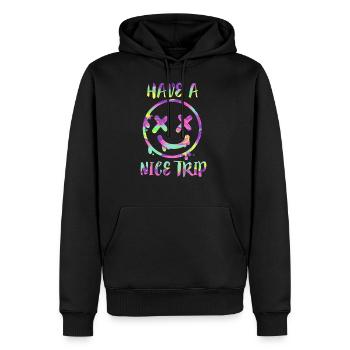 Have a nice LSD Trip Old School Psychedelic Drug - Männer Premium Bio Hoodie - Schwarz - Vorne - Nico (187cm)