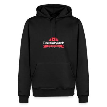 Schornsteinfegerin Design für stolze Handwerker - Männer Premium Bio Hoodie - Schwarz - Vorne - Nico (187cm)